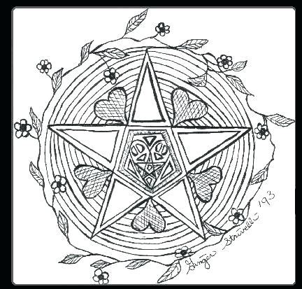Embrace the magic of Wiccan holidays with coloring pages